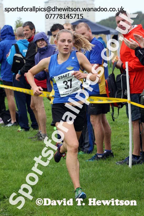 Senior women, Sunderland Harriers Open Cross Counry, Farringdon Park, Sunderland. Photo: David T. Hewitson/Sports for All Pics